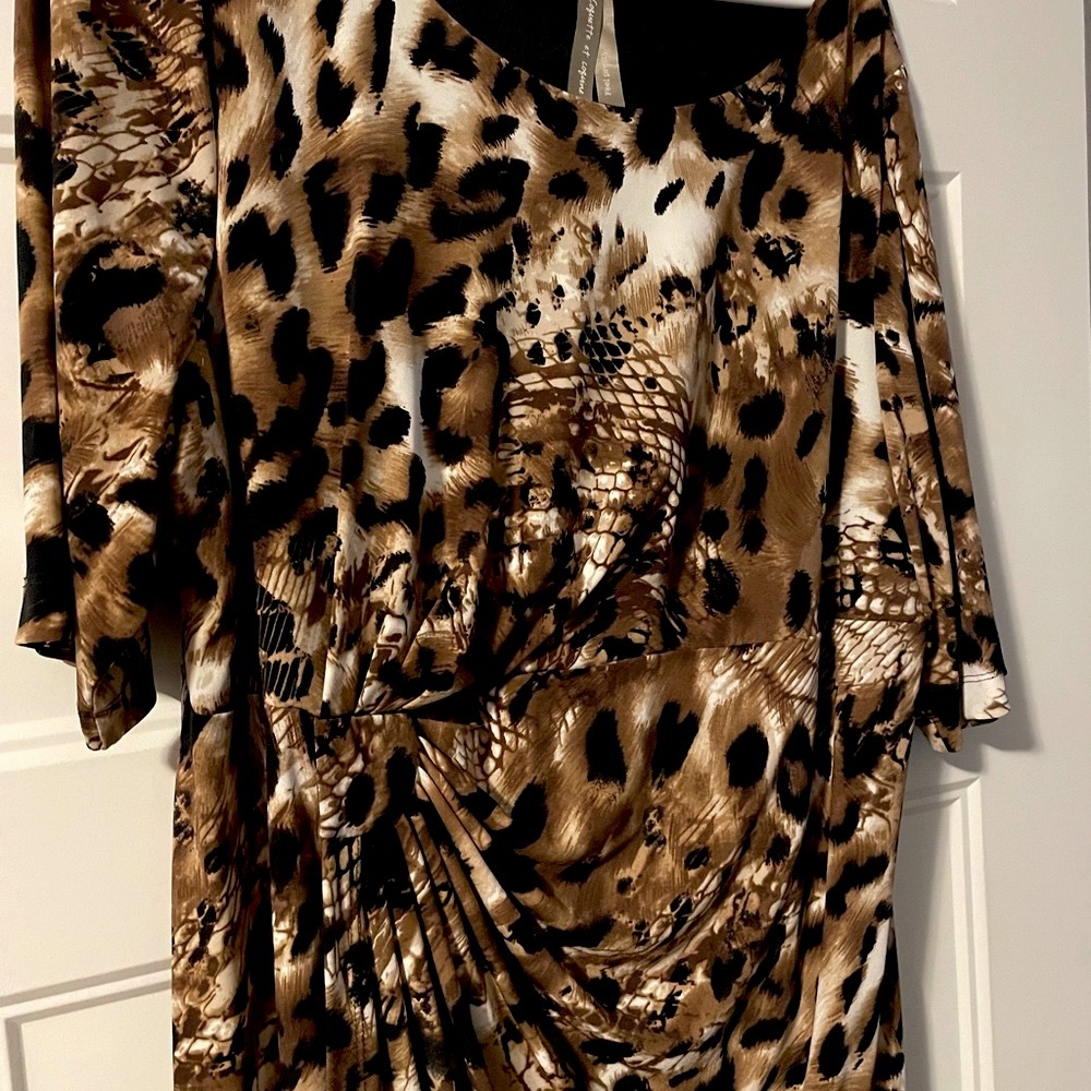 EUC Penningtons animal print Dress 18W - Picture 8 of 9